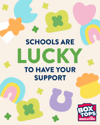 box tops lucky charm
