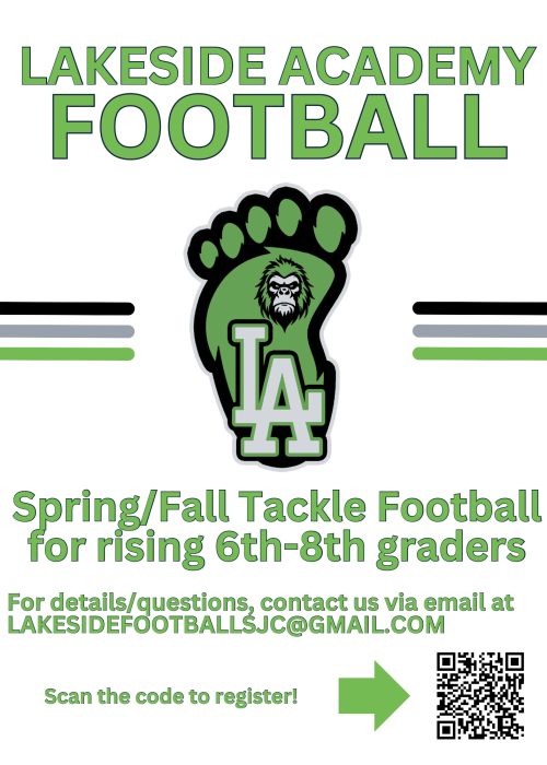 spring football flier